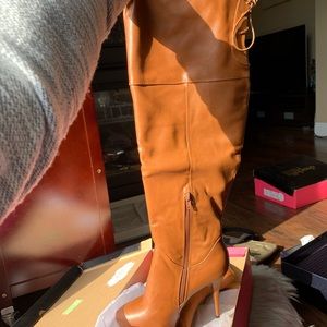 Charlotte Russe knee high heel boots